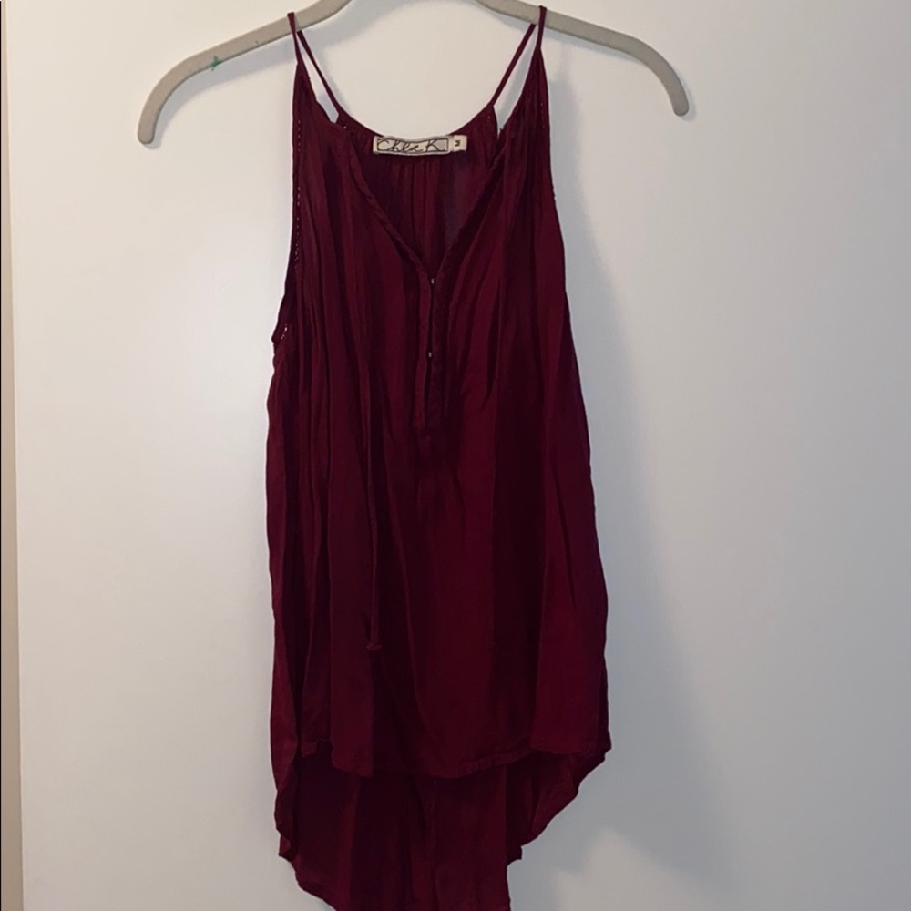 Red wine tank top from Nordstrom